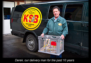 Derek, our delivery man for the past 10 years