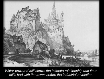 Water-powered mill
